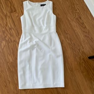 White sleeveless dress size 8